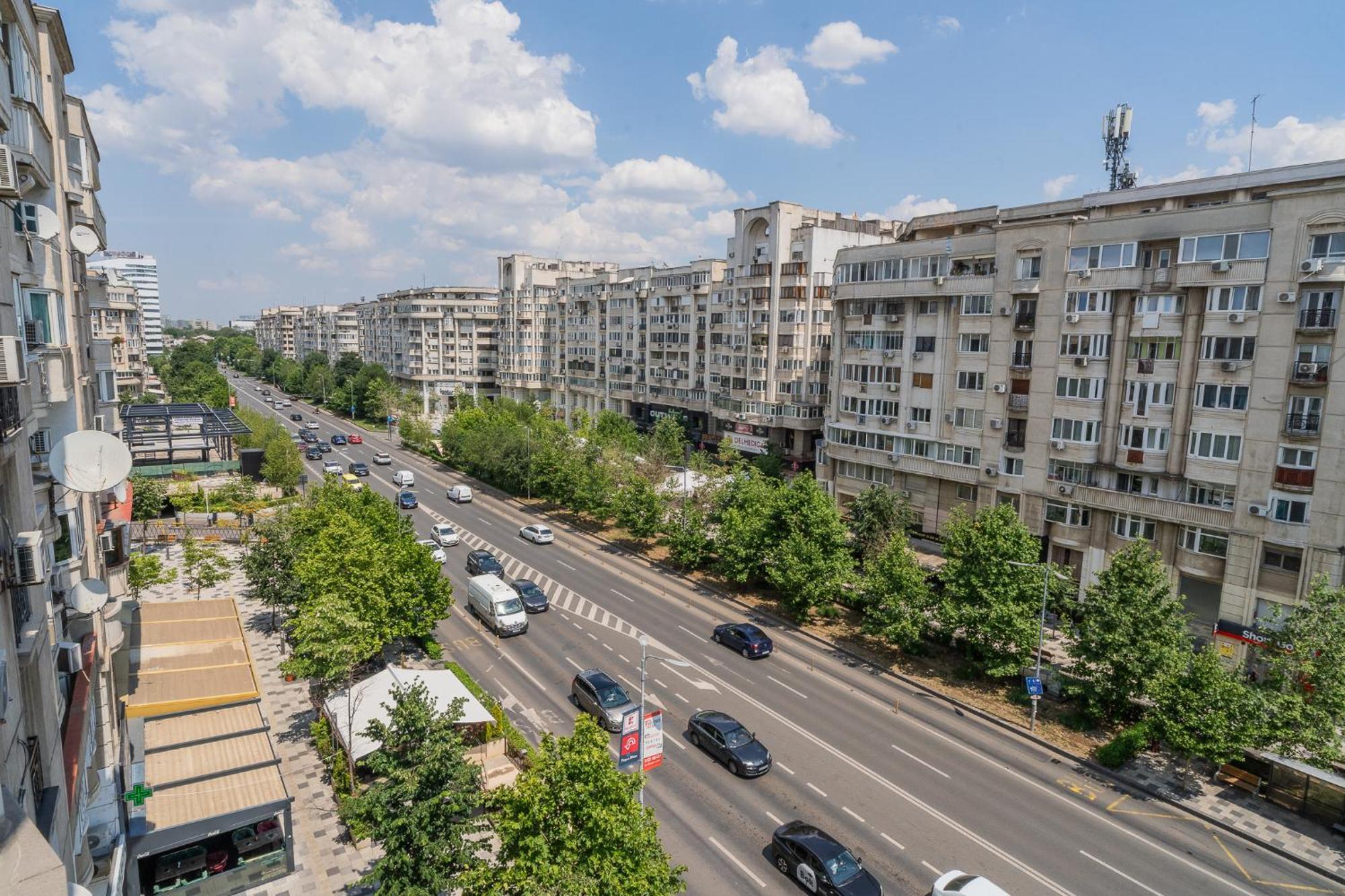 ブカレストLuxury 2Br On Decebal Avenueアパートメント エクステリア 写真