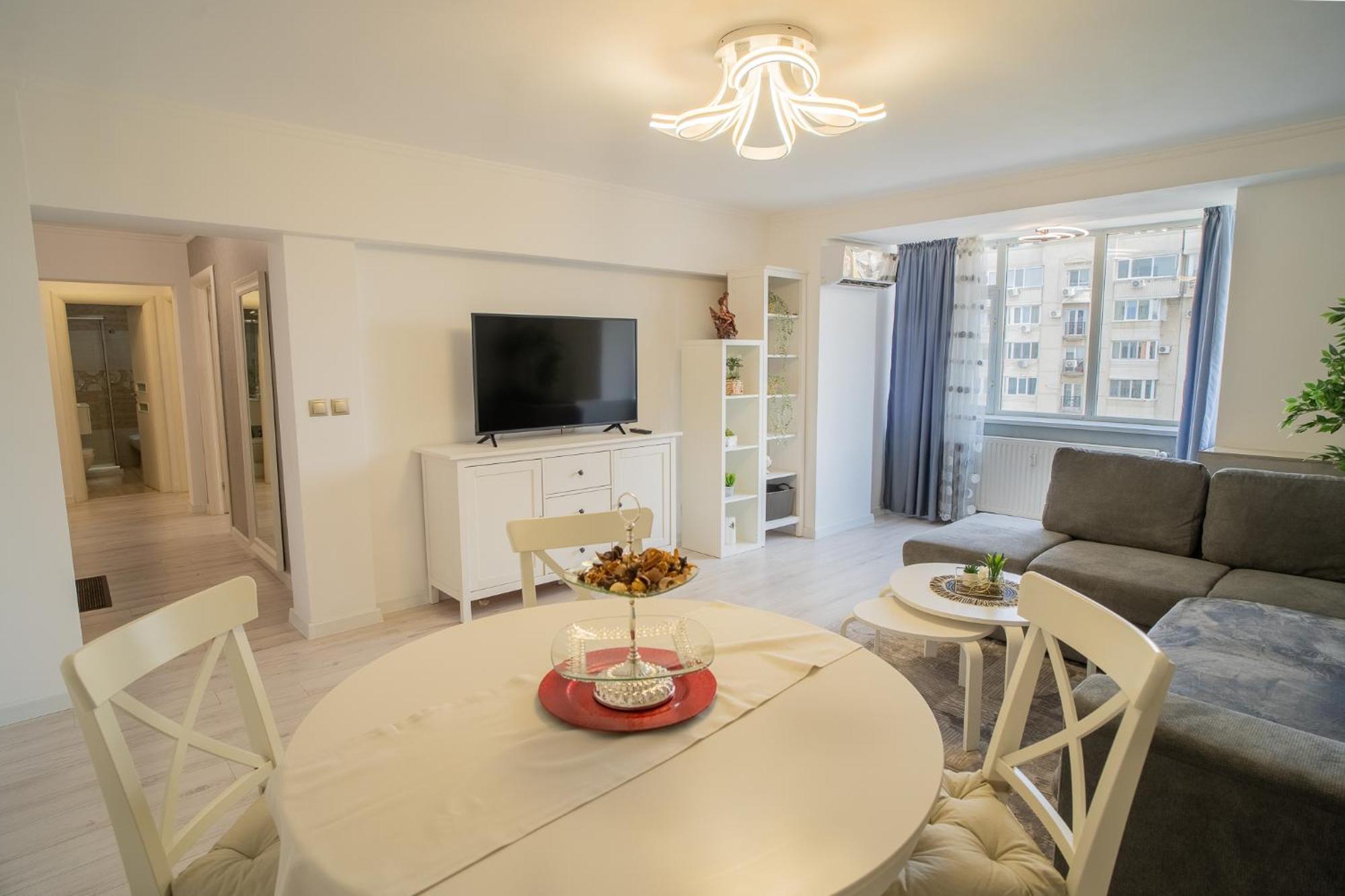 ブカレストLuxury 2Br On Decebal Avenueアパートメント エクステリア 写真