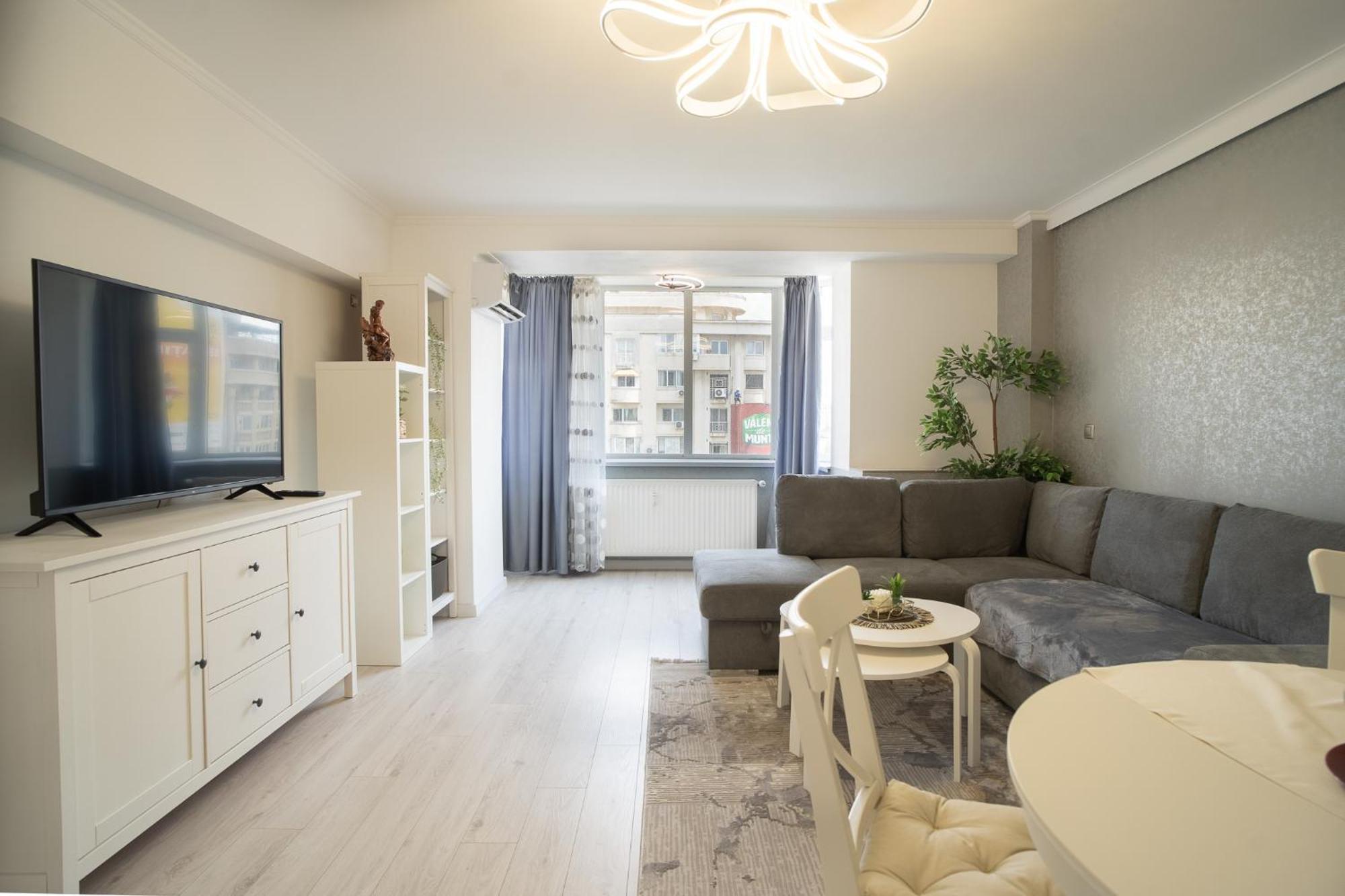 ブカレストLuxury 2Br On Decebal Avenueアパートメント エクステリア 写真